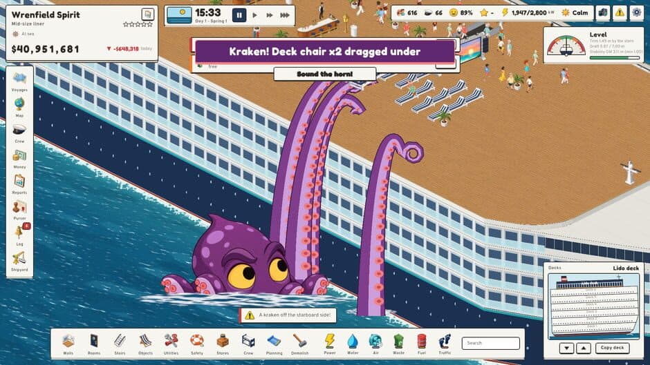 Cruisopolis: Cruise Line Tycoon screenshot 1