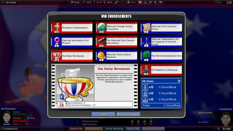 The Political Machine screenshot 4